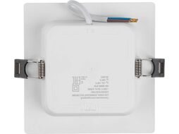 Светильник светодиодный встраиваемый квадрат 6 Вт 4000К, IP44 RS-S LEIDEN ELECTRIC (120*120 мм) 807005