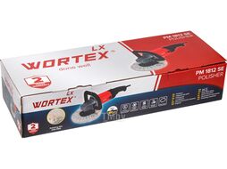 Полировальная машина WORTEX LX PM 1812 SE в кор. (1200 Вт, 180 мм, 1000-3000 об/мин, регул. об., плавный пуск)