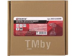 Дрель-шуруповерт ударная аккумуляторная бесщёточная 1/2"DR, 21В, 160 Нм, (без АКБ и З/У) Thorvik BBID12160DNB