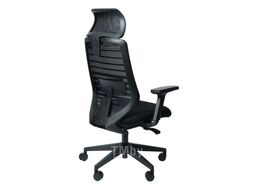 Офисное поворотное кресло SPARX FRS-6 Crosby Black (ткань / сетка, черный)