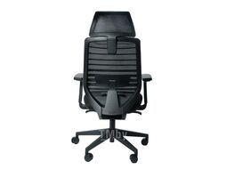 Офисное поворотное кресло SPARX FRS-6 Crosby Black (ткань / сетка, черный)