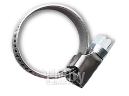 Хомут стальной 32-50 (упак.50 шт) нержав. с винтом METRIC 01518-069050