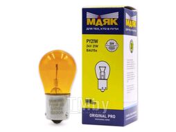 Лампа накаливания упаковка PY21W 24V 21W BAU15s линейка Original pro МАЯК 02418AMB/10