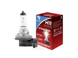 Лампа галогенная H1 24V55W Standard REKZIT REK-90019