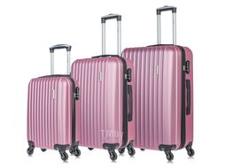 Чемодан на колесах Lcase Krabi BCP-1202 113# (L, розовое золото)
