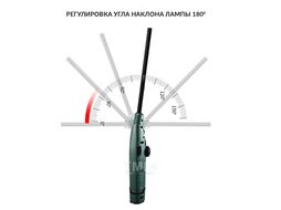 Фонарь светодиодный аккумуляторный с изменяемым углом наклона и индикатором заряда iCartool IC-L105