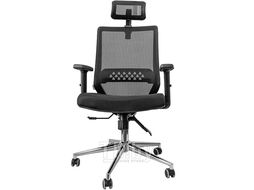 Кресло руководителя Kingstyle KE-600 черный TW-01 38-418 сетка/ткань с подголов. крестовина металл