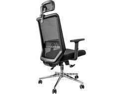 Кресло руководителя Kingstyle KE-600 черный TW-01 38-418 сетка/ткань с подголов. крестовина металл