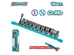 Набор ударных головок 3/8 " THTISD38104 (10 предметов)