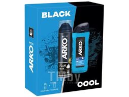 Набор: гель для душа Cool, 260 мл + ARKO пена для бритья Black, 200 мл ARKO