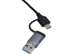 Хаб USB UHB-C444 Gembird 2хType-C + 1хUSB 3.0+ 1хUSB 2.0, алюминиевый корпус, серый, 4port Type-C+USB