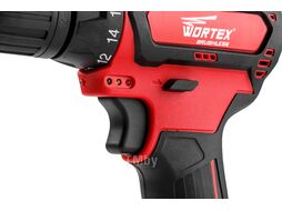Аккум. дрель-шуруповерт WORTEX BD 1815 DLi в чем. (18.0 В, 2 акк., 1.5 А/ч Li-Ion, БЕСЩЁТ., 2 скор., 40 Нм, шурупы до 8 мм)