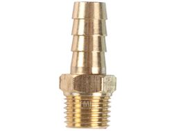 Соединение нар. резьба 1/4" х елочка 10 мм (латунь) ECO (AB-MT14/E10)