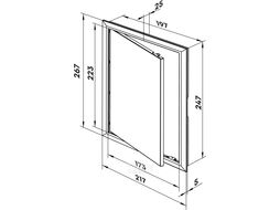 Дверца ревизионная Porta 2025 ZERNBERG 10205791