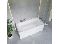 Ванна акриловая Lauter Seraphina 170x80 / 2112170R (с ножками и лицевым экраном)