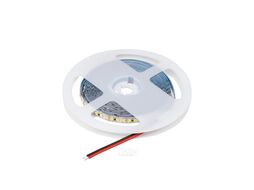 Лента светодиодная - 14,4W/m, 12V, 8мм, 2835, 180 д/м, IP20, холодный белый (6000K) - 20 м, AKS