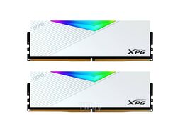 Оперативная память 32Gb AData XPG Lancer RGB White AX5U6000C3016G-DCLARWH, DDR V, PC-48000, 6000MHz, kit 2x16Gb