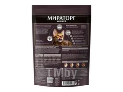 Сухой корм с нежной телятиной для взрослых кошек старше 1 года, 0.3 кг Мираторг Meat