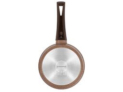 Ковш MAUNFELD CARMEL MF18CRM01SP из литого алюминия со стеклянной крышкой, 18 см, 1,6 л