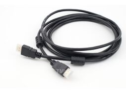 Кабель "АВК 4" HDMI - HDMI, v2.0, позолоченные контакты, с ферритами, 3 метра, TDM SQ4040-0004