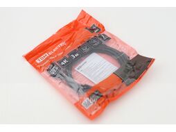 Кабель "АВК 4" HDMI - HDMI, v2.0, позолоченные контакты, с ферритами, 3 метра, TDM SQ4040-0004