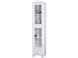 Шкаф с витриной Dipriz Бритта Д.30011.2 (белый)
