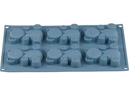 Форма для выпечки, силиконовая, прямоуг. на 6 кексов, 30.5 х 18 х 2 см, BLUESTONE, PERFECTO LINEA