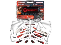 Набор инструментов 142 пр.1/4'' 3/8'' 1/2'' (6-гр.) (4-32мм) FORCEKRAFT FK-41421-5 NEW
