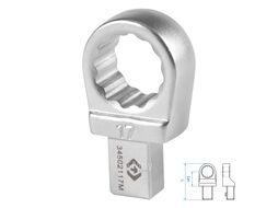 Насадка накидная серии "FIT", 17 мм, 9х12 мм KING TONY 34502117M