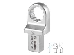 Насадка накидная серии "FIT", 18 мм, 14х18 мм KING TONY 34502218M