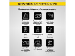 Фонарь ультрафиолетовый, 51 светодиод iCartool IC-L201