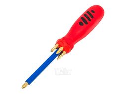 Отвертка с длинным стержнем магнитн. + 7 бит Top Tools 39D182