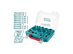 Набор биметаллических коронок TOTAL TACSH0132 (9 шт)