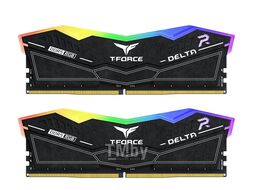 Оперативная память 32Gb Team T-Force Delta RGB Black FF3D532G6000HC28ADC01, DDR V, PC-48000, 6000MHz, kit 2x16Gb