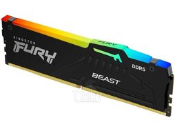 Оперативная память 32Gb Kingston FURY Beast Black RGB KF560C30BBEA-32, DDR V, PC-48000, 6000MHz