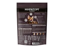Сухой корм с ароматной курочкой для взрослых кошек старше 1 года, 0.3 кг Мираторг Meat