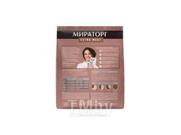 Сухой корм c нежной телятиной для стерилизованных кошек старше 1 года, 1.2 кг Мираторг Extra Meat