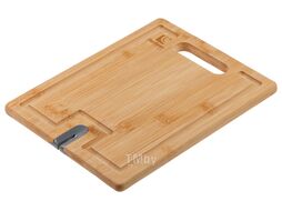 Доска разделочная из бамбука с точилкой для ножей, 28х22х1.5 см, BAMBOO, PERFECTO LINEA