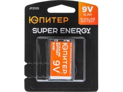 Батарейка 6LR61 9V alkaline 1шт. ЮПИТЕР (JP2105) ((крона))