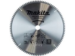 Диск пильный 355x3,0х30 мм Z100 Standard (алюминий / дерево / пластик) MAKITA D-65707