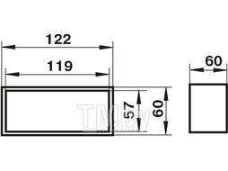Муфта воздуховода 7173 плоских гибких каналов 60х120мм ZERNBERG 10217471