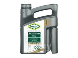 Масло моторное синтетическое 4 л - ACEA C3, API SN/CF,Fiat 9.55535-S2,GM dexos2,Ford WSS-M2C917-A, BMW LL-04, MB229.51 / 229.31 / 226.5, PORSCHE A40, VW 502.00 / 505.00 / 505.01, RN 0710 / 0700 YACCO YACCO 5W40 VX 1000 FAP/4