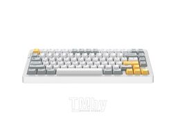 Клавиатура механическая проводная Dareu A81 White-Yellow