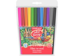 Фломастеры Erich Krause ArtBerry Super Washable / 33050 (12цв)