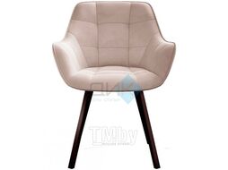 Стул DikLine 252 поворотный, микровелюр B03 Beige, ножки черные