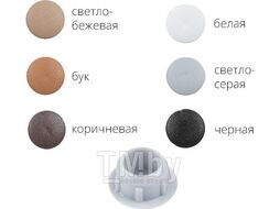 Заглушка под отверстие, декоративная 12 мм бук (30 шт) STARFIX