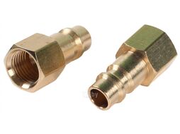 Соединение быстросъем. ПАПА х внутр. резьба 1/4" (латунь) ECO (AB-M/FT14)