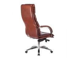 Кресло руководителя Бюрократ T-9927SL светло-коричневый Leather Eichel кожа крестов. металл хром