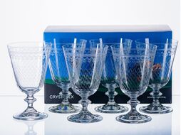 Набор бокалов для вина стеклянных "bella" 6 шт. 350 мл Crystalex 40412/GC599/350