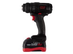 Аккумуляторный термофен,18 В, 7 предметов MIGHTY SEVEN DHG-101A